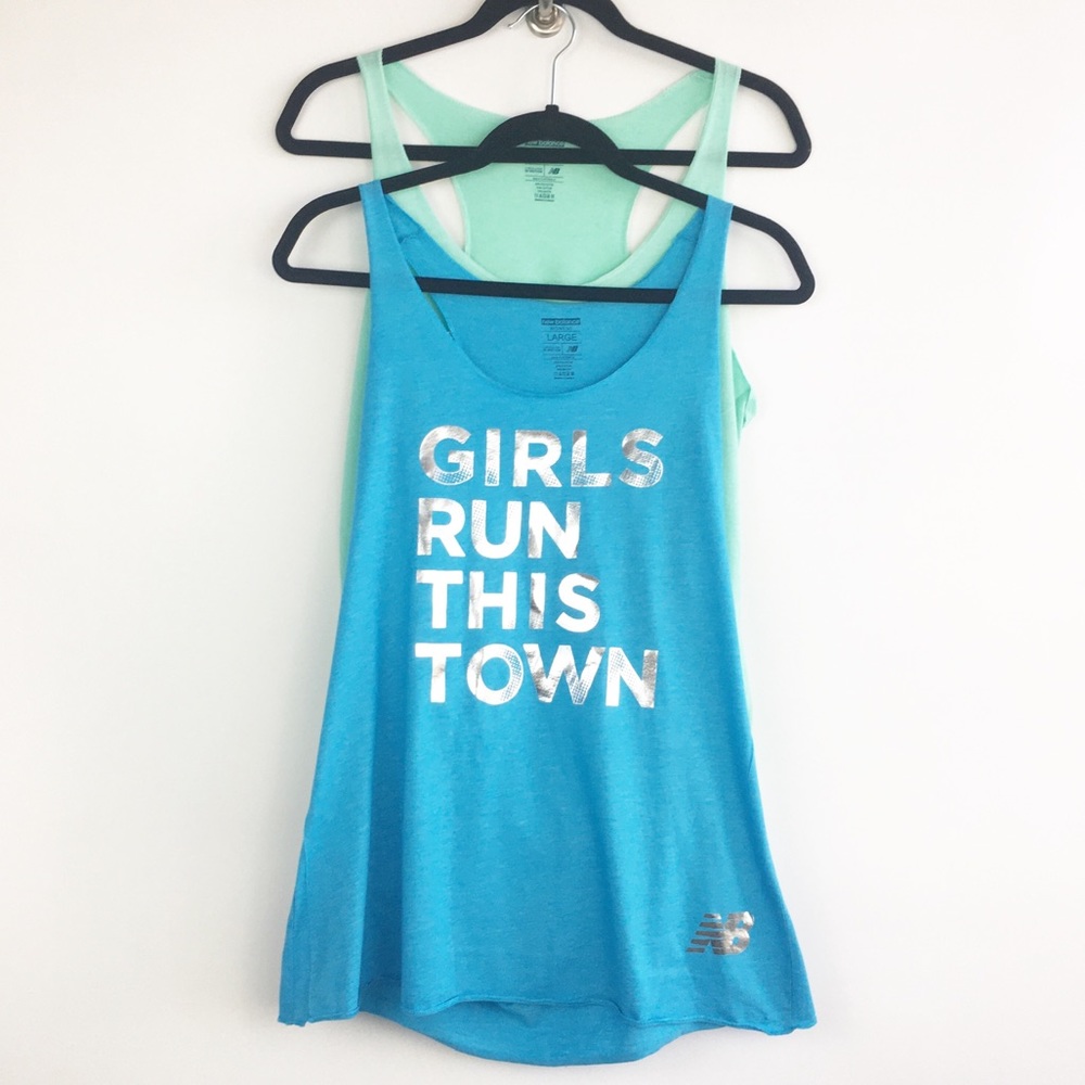 New Balance Women's Athletics Tank 2 Pack Racerback Size Medium
